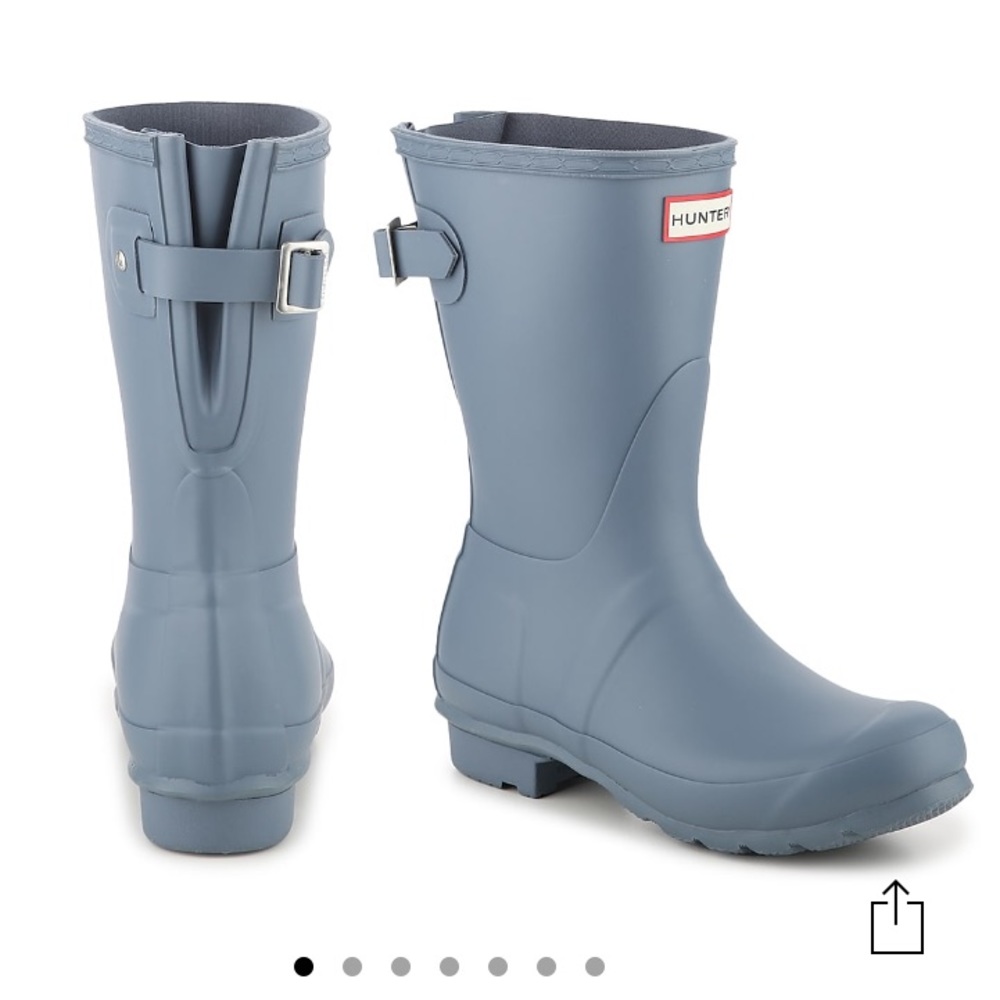 LIKE NEW HUNTER ORIGINAL short matte adjustable rain boot